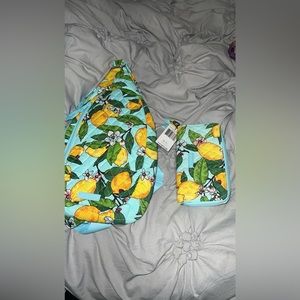 Vera Bradley Sling backpack and Wristlet combo